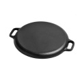 Sartén Pan-14inch de la pizza del arrabio para cocinar, hornear, utensilios de cocina durables